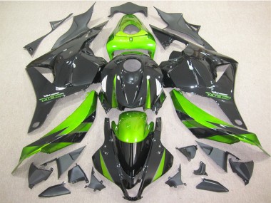 2009-2012 Black Green Honda CBR600RR Fairings