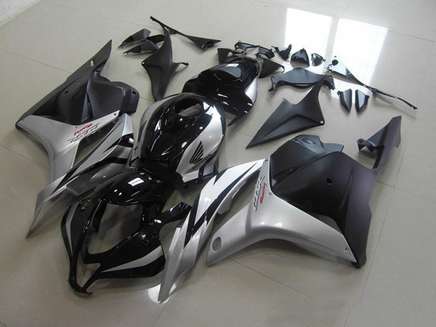 2009-2012 Black Silver Honda CBR600RR Fairings