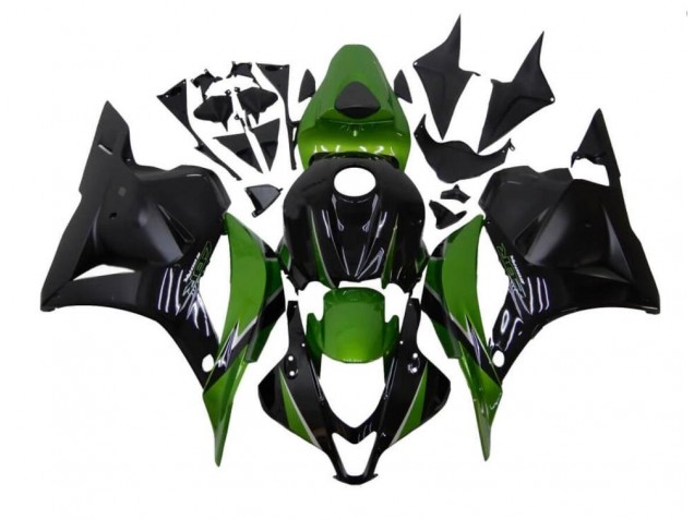 2009-2012 Green Black Honda CBR600RR Fairings