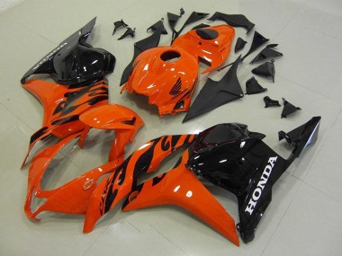 2009-2012 Orange Black Honda CBR600RR Fairings