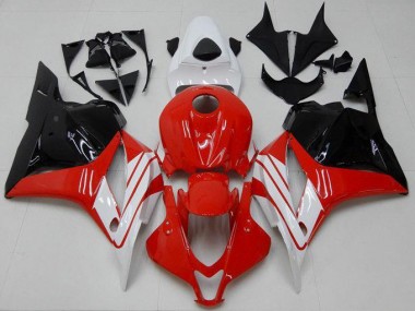 2009-2012 Red White Black Honda CBR600RR Plastics Fairings