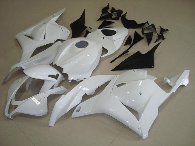 2009-2012 White Honda CBR600RR Plastics Fairings