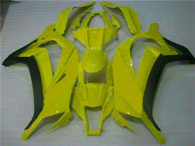 2011-2015 Yellow Kawasaki Ninja ZX10R Fairings