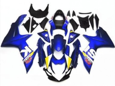 2011-2020 Blue White Suzuki GSXR 600/750 Fairings