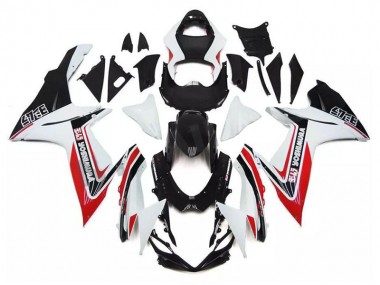 2011-2020 White Red Black Suzuki GSXR 600/750 Fairings