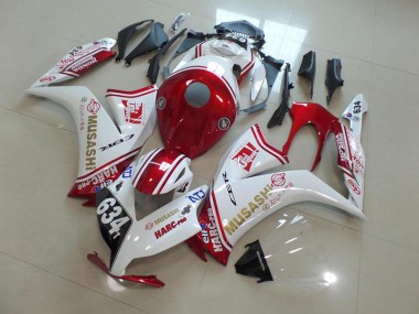 2012-2016 Red Musashi Honda CBR1000RR Fairings