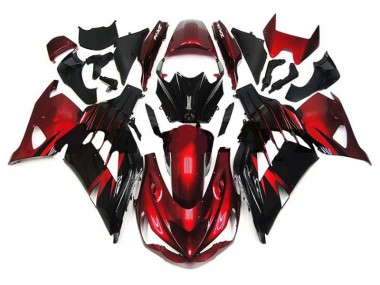 2012-2019 Red Black Kawasaki Ninja ZX14R Fairings