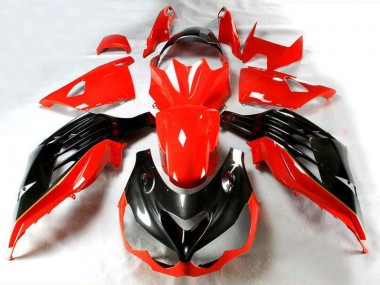 2012-2019 Red Kawasaki Ninja ZX14R Fairings