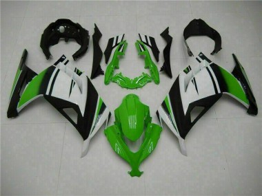 2013-2016 Green Black Silver Kawasaki Ninja EX300 Fairings