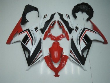 2013-2016 Red White Black Kawasaki Ninja EX300 Fairings