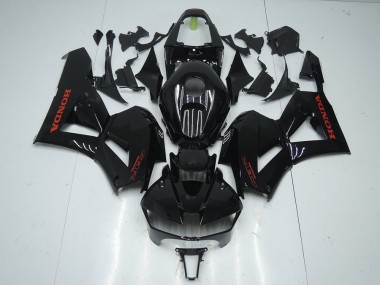 2013-2019 Glossy Black with Red Sticker Honda CBR600RR Fairings