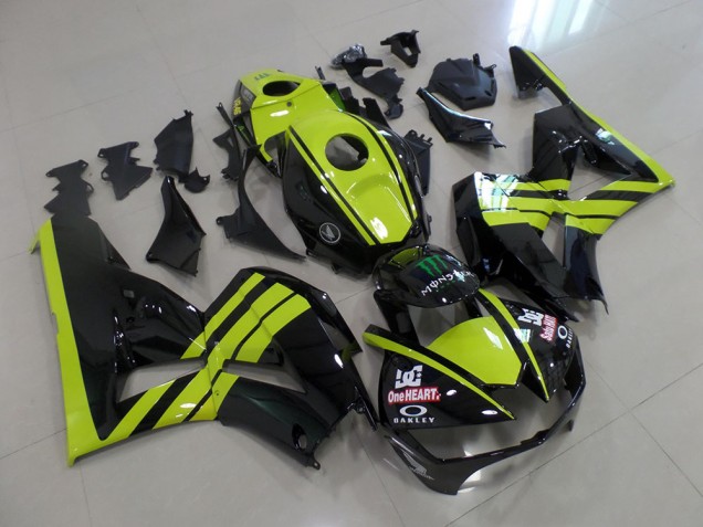 2013-2019 Green Black Honda CBR600RR Fairings