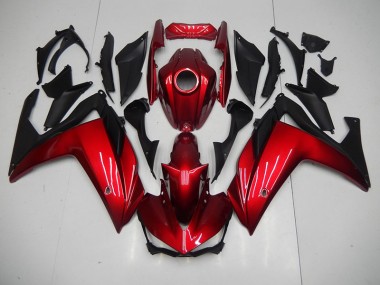 2015-2018 Red Black Yamaha YZF R3 Fairings