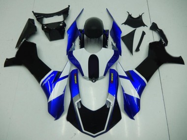 2015-2019 Black Blue Yamaha YZF R1 Fairings