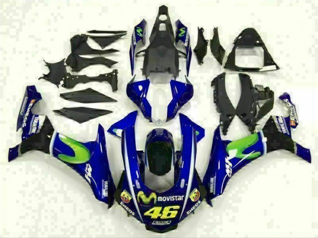 2015-2019 Blue Yamaha YZF R1 Fairings